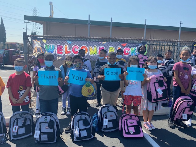 St. Albert The Great Receive Backpacks